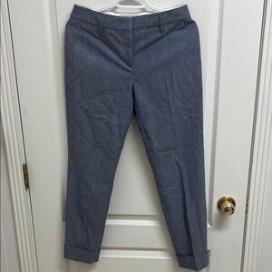 Burberry London Cuffed Straight Leg Trousers | Size 4